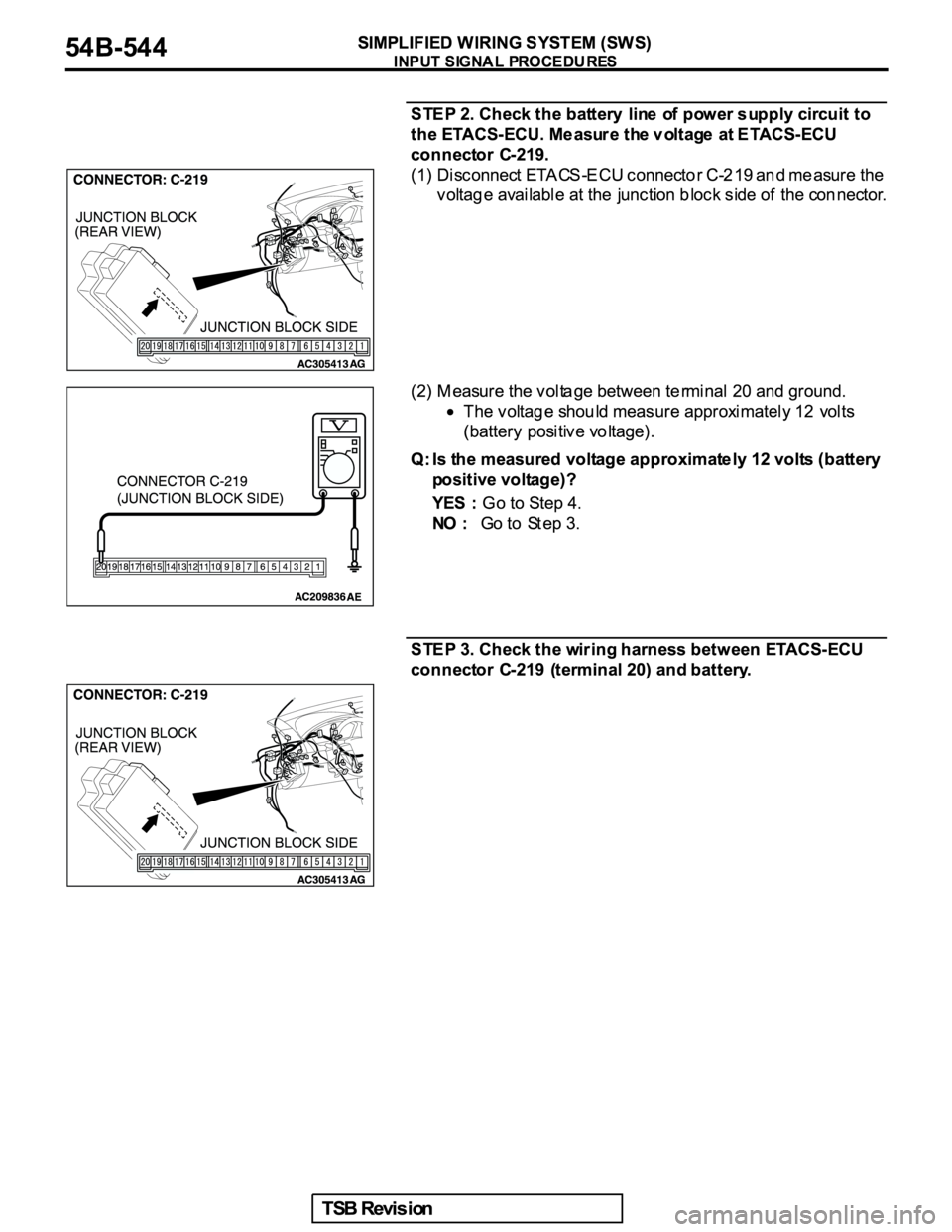 MITSUBISHI GALANT 2005  Service Repair Manual 