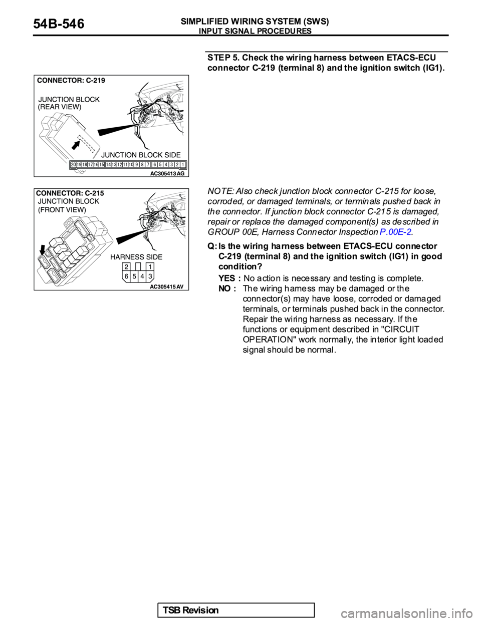 MITSUBISHI GALANT 2005  Service Repair Manual 