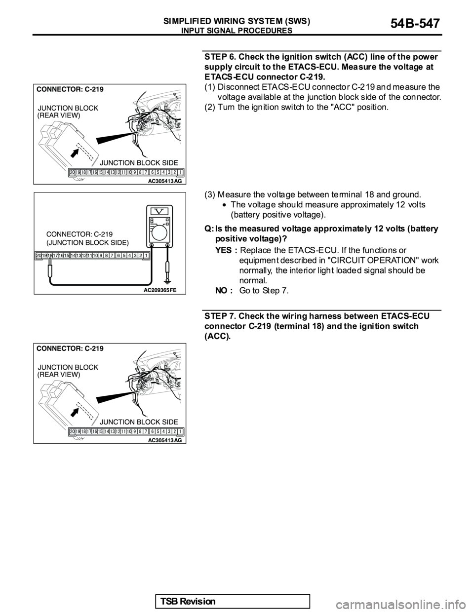 MITSUBISHI GALANT 2005  Service Repair Manual 