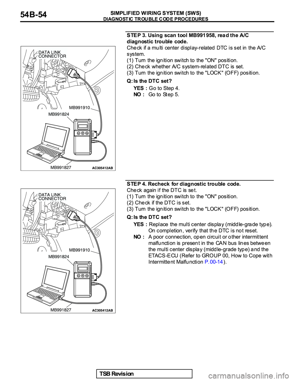 MITSUBISHI GALANT 2005  Service Repair Manual 