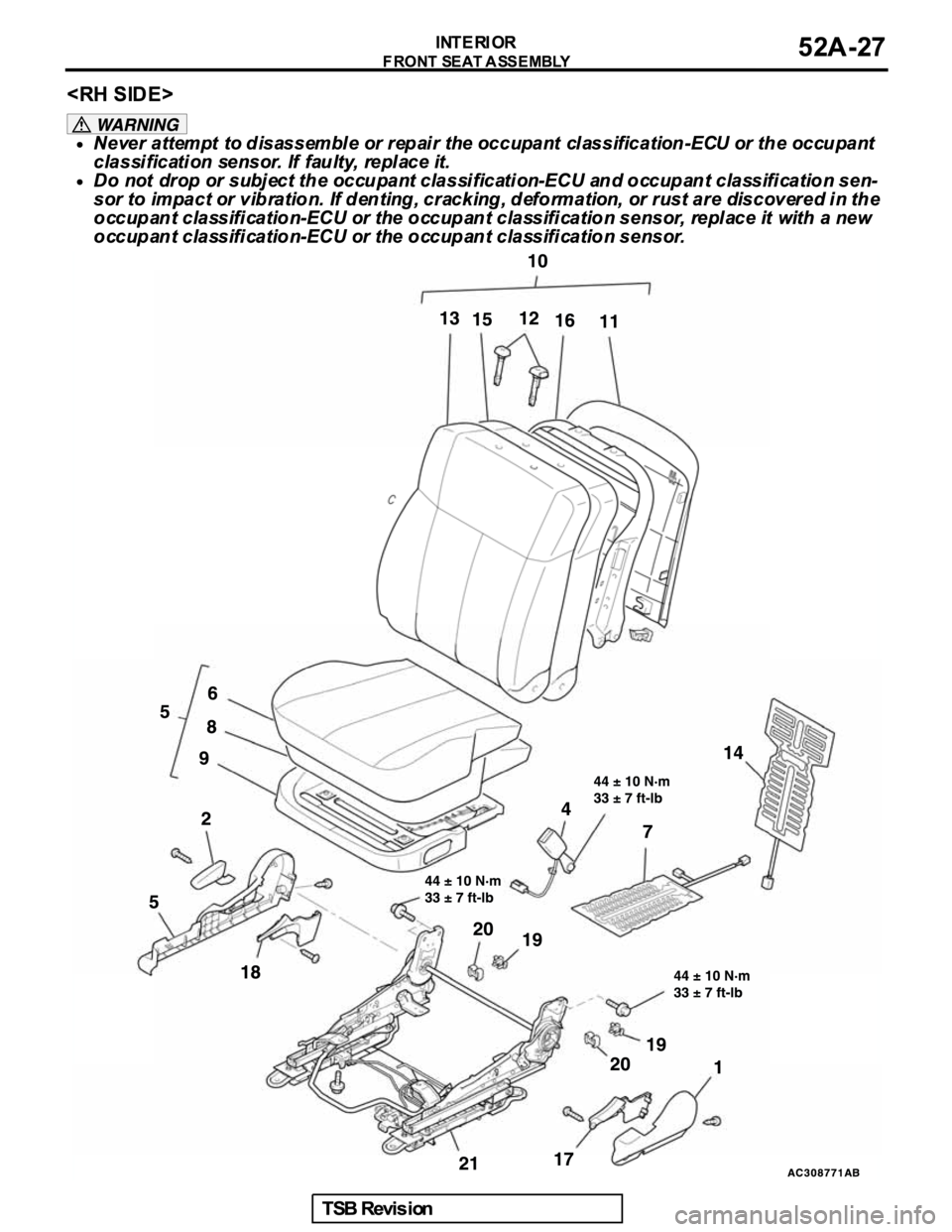 MITSUBISHI GALANT 2005  Service Repair Manual 