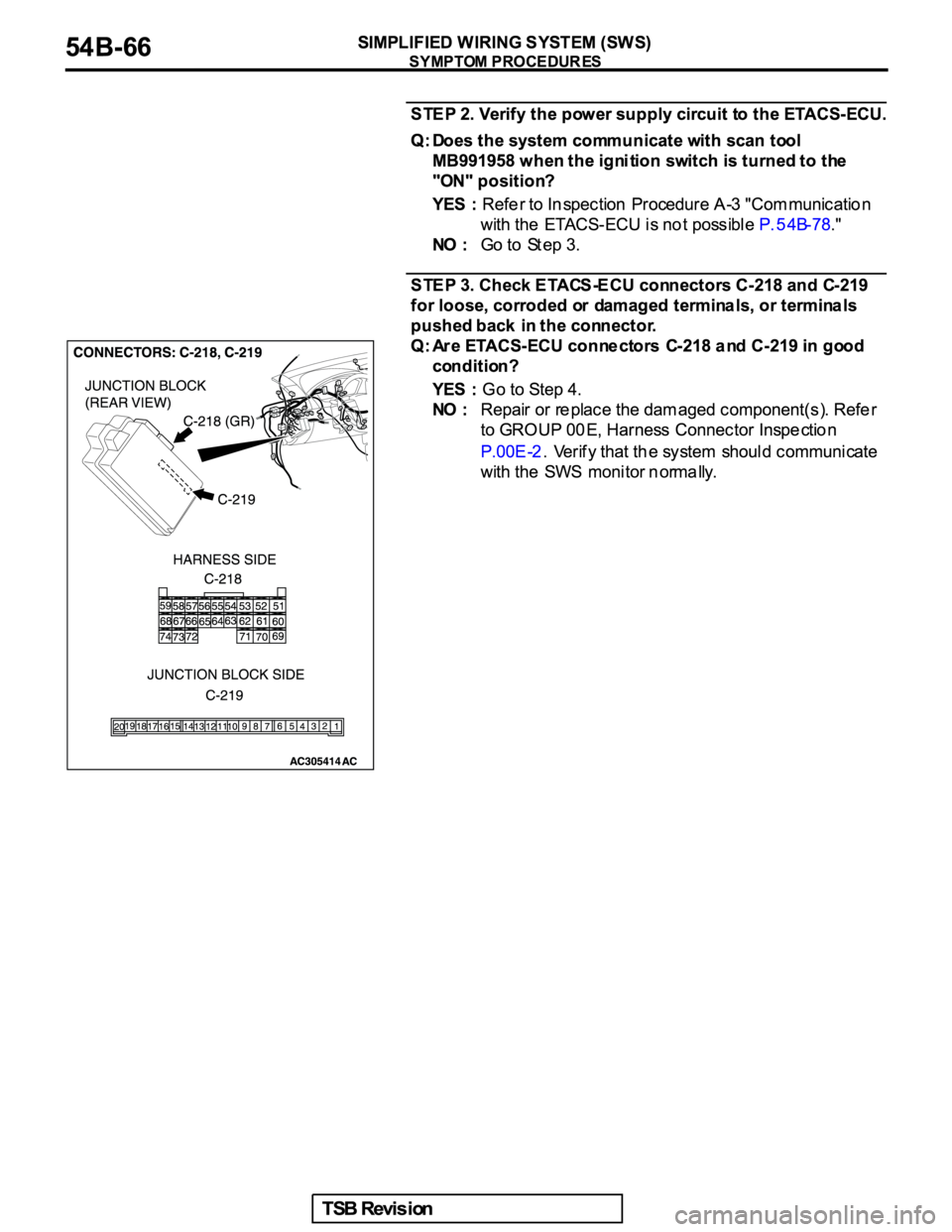 MITSUBISHI GALANT 2005  Service Repair Manual 