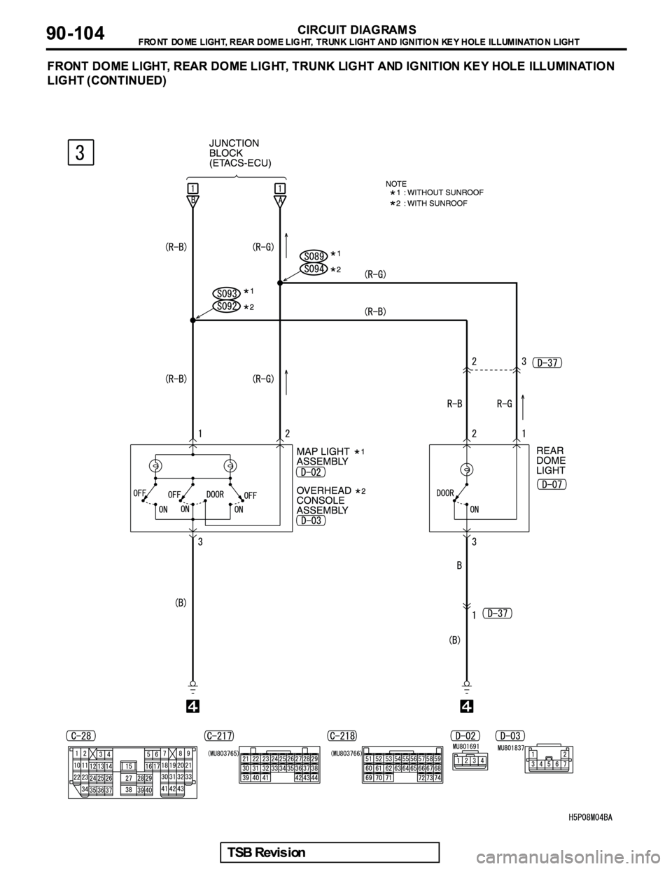 MITSUBISHI GALANT 2005  Service Repair Manual 