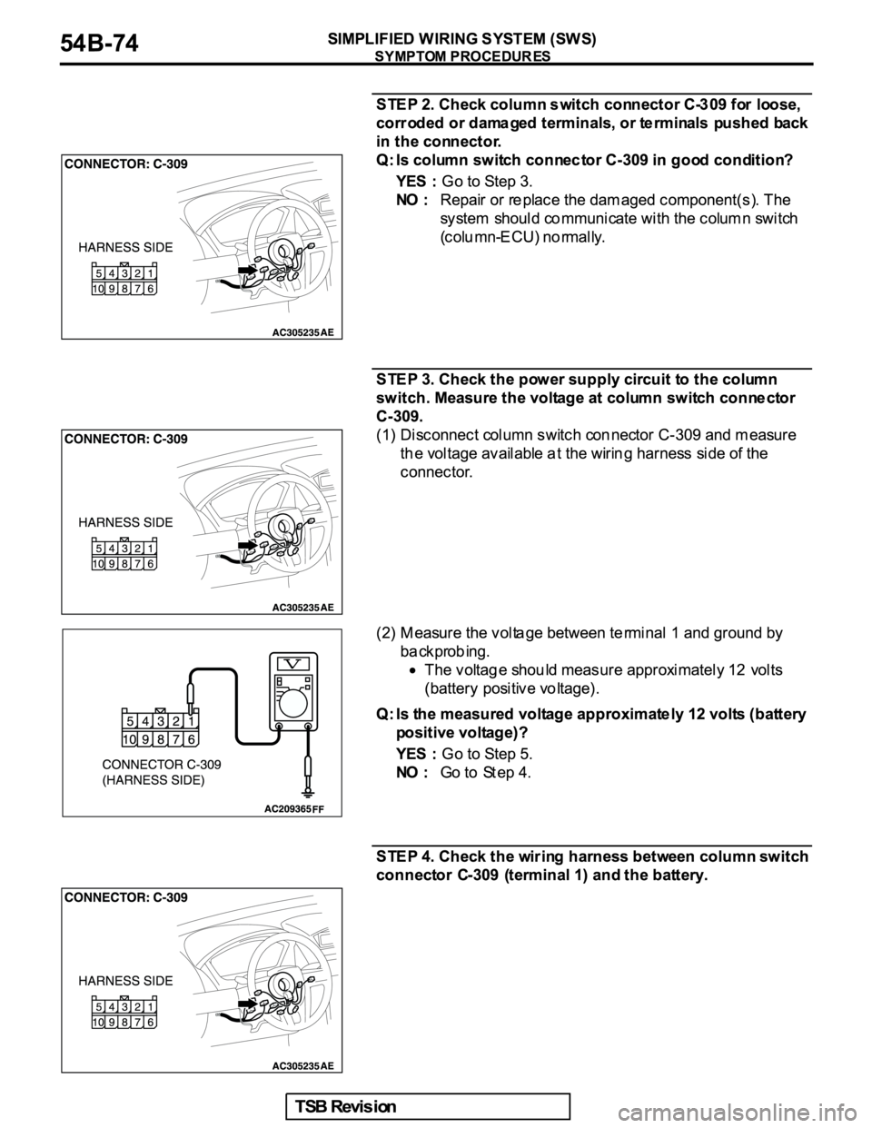 MITSUBISHI GALANT 2005  Service Repair Manual 