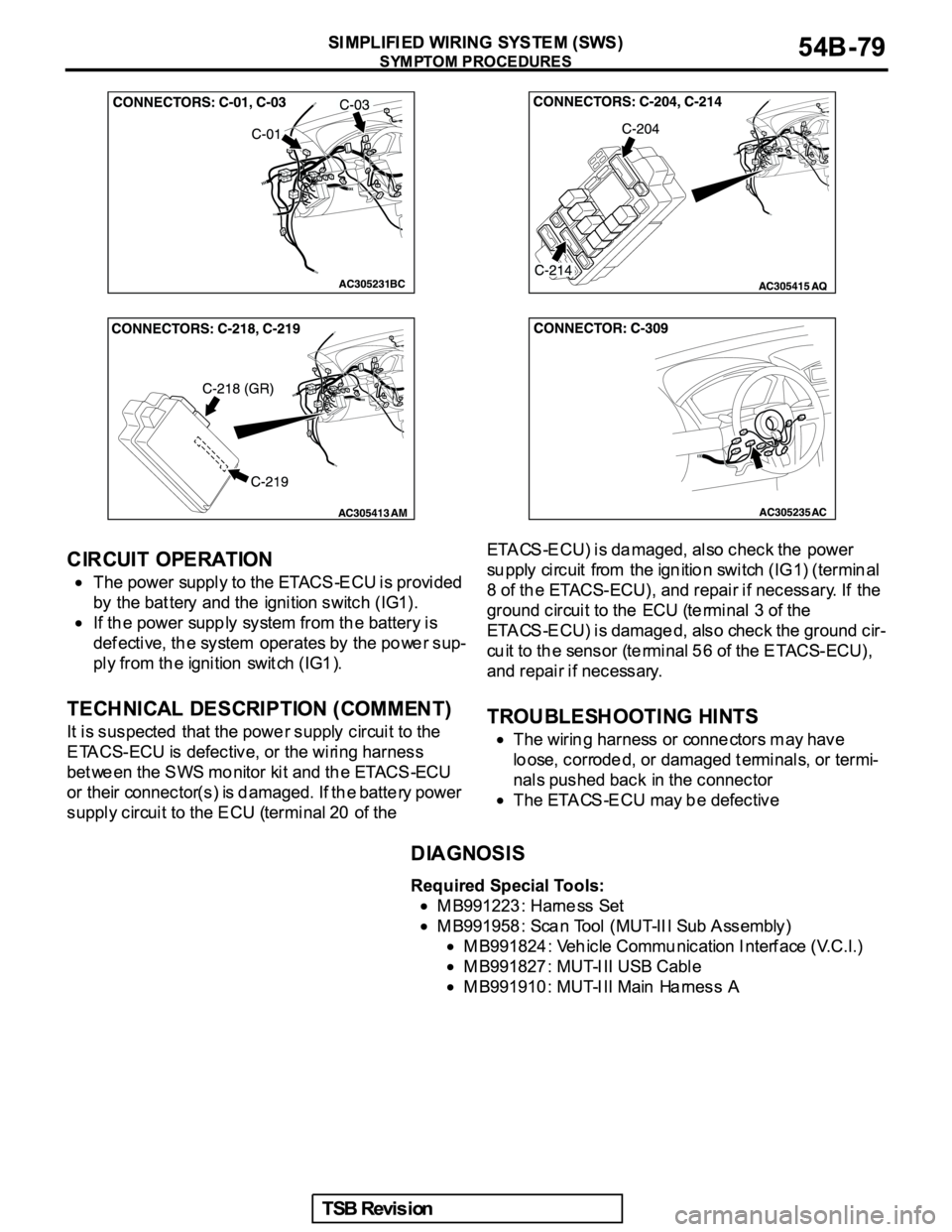 MITSUBISHI GALANT 2005  Service Repair Manual 