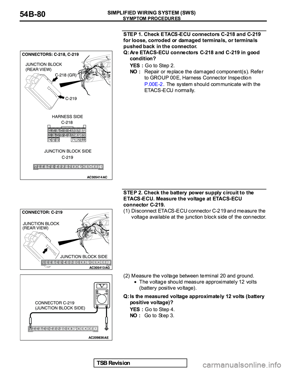 MITSUBISHI GALANT 2005  Service Repair Manual 