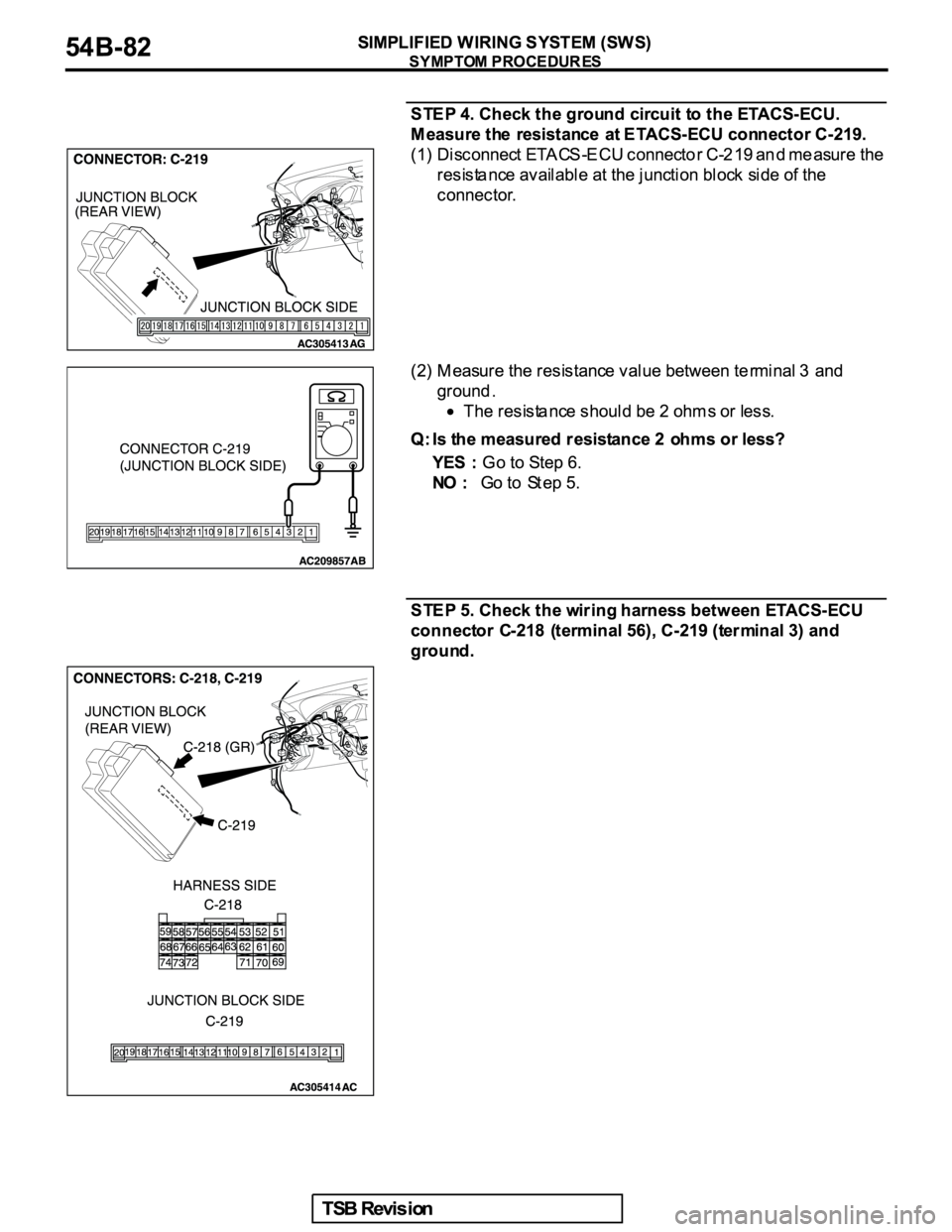 MITSUBISHI GALANT 2005  Service Repair Manual 