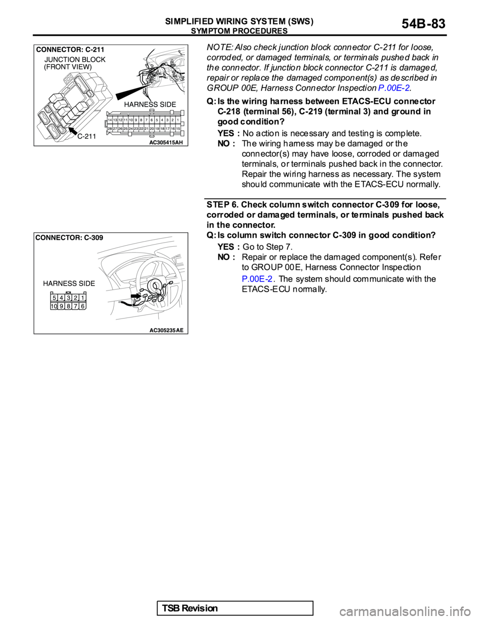 MITSUBISHI GALANT 2005  Service Repair Manual 