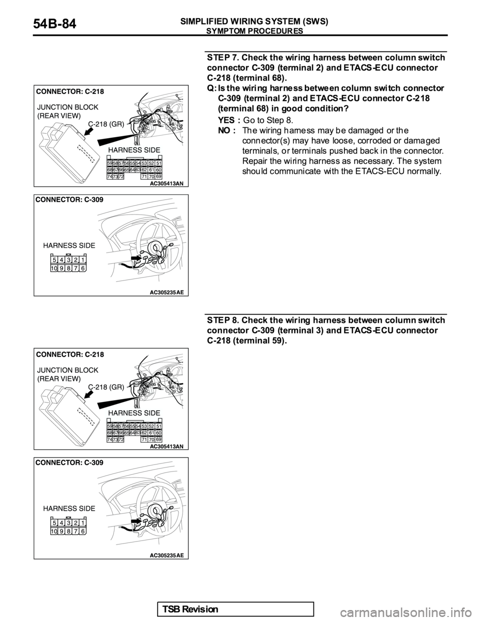 MITSUBISHI GALANT 2005  Service Repair Manual 
