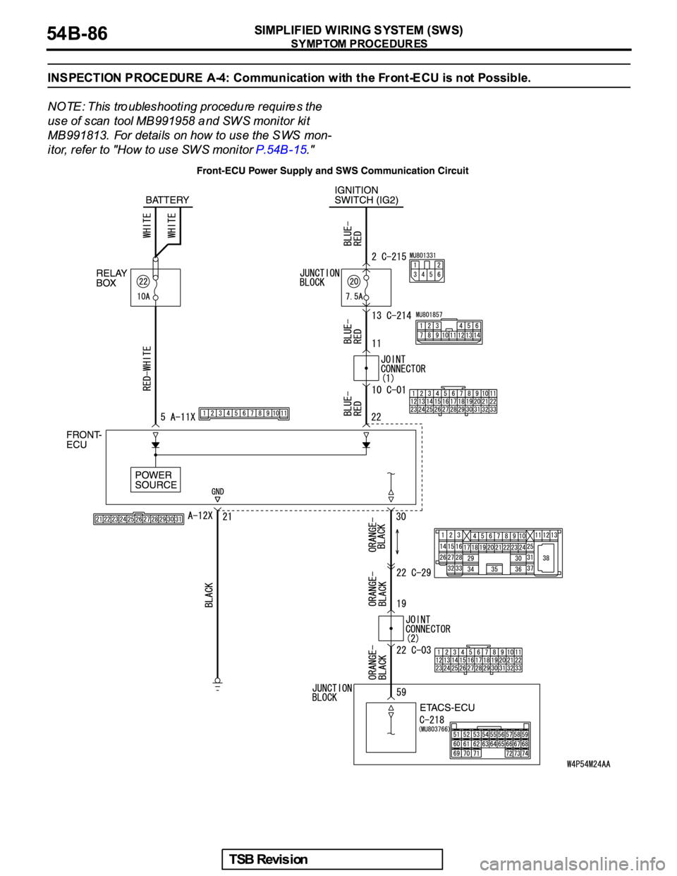 MITSUBISHI GALANT 2005  Service Repair Manual 