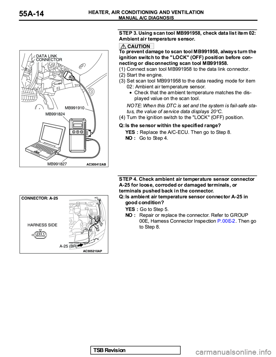 MITSUBISHI GALANT 2005  Service Repair Manual 