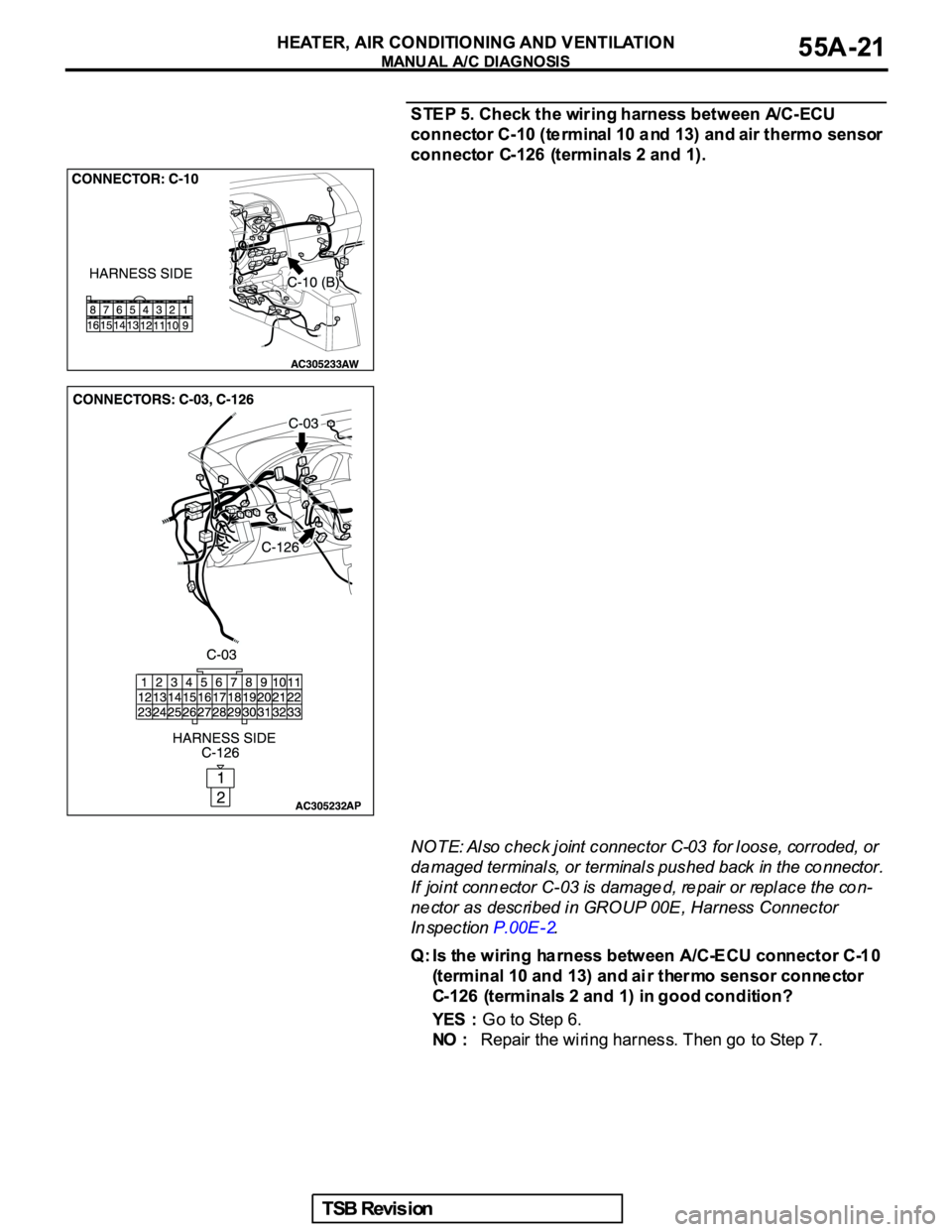 MITSUBISHI GALANT 2005  Service Repair Manual 