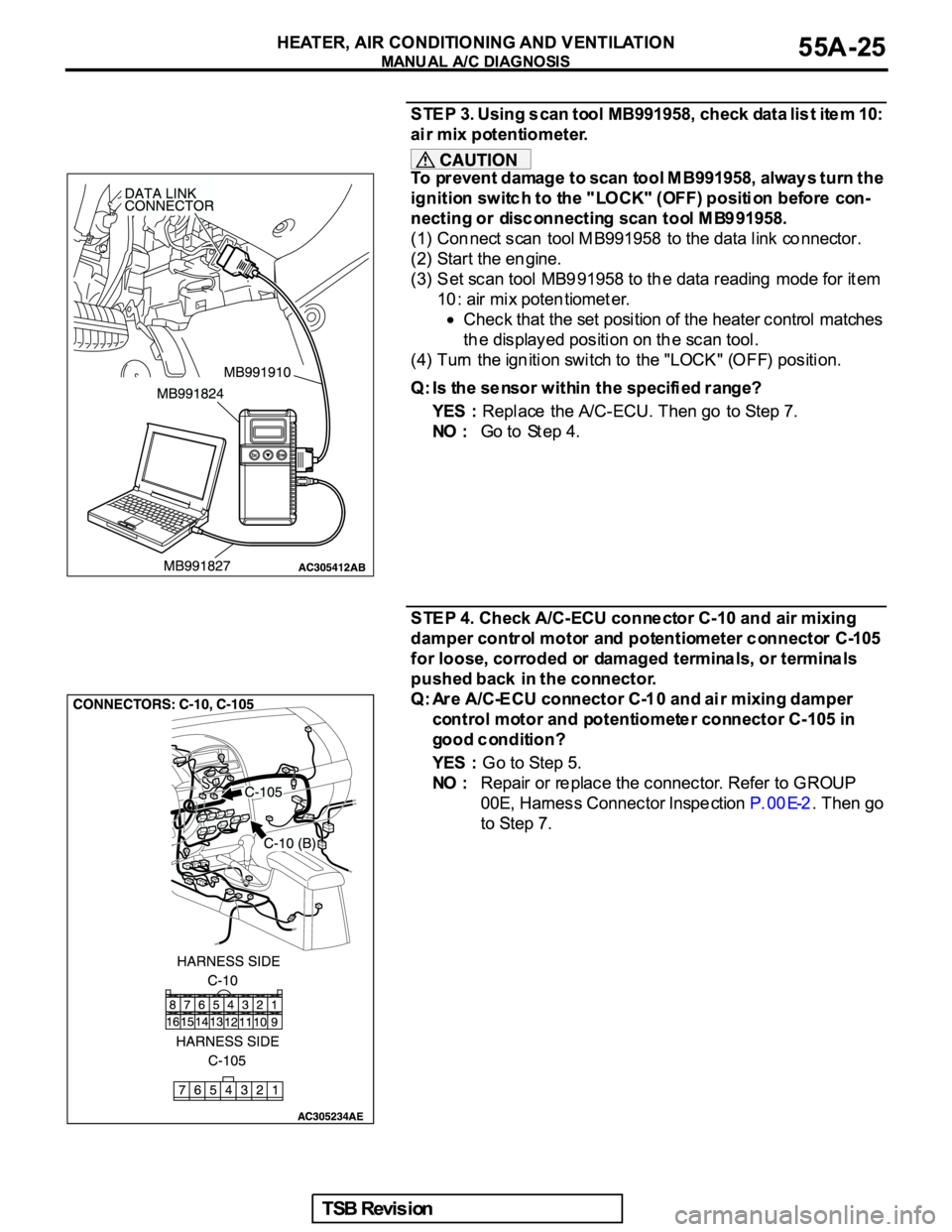 MITSUBISHI GALANT 2005  Service Repair Manual 