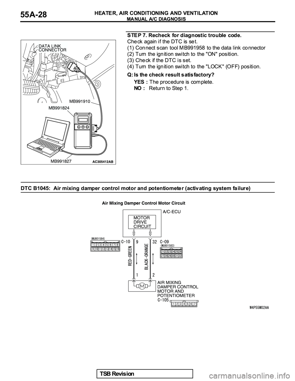 MITSUBISHI GALANT 2005  Service Repair Manual 