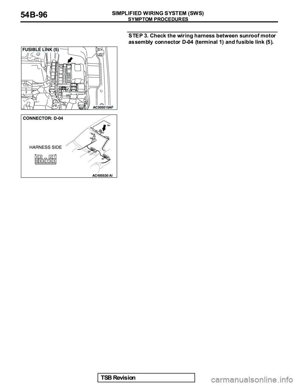 MITSUBISHI GALANT 2005  Service Repair Manual 