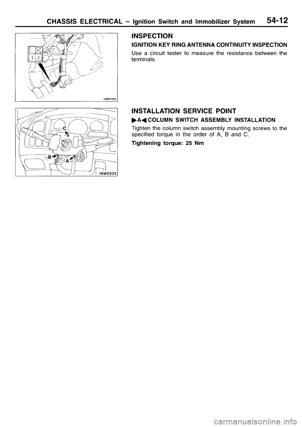 MITSUBISHI L400 1996  Service Repair Manual 