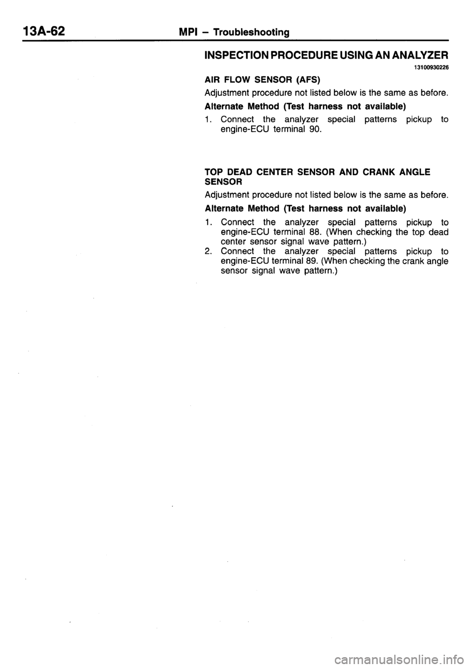 MITSUBISHI L400 1998  Service Repair Manual 