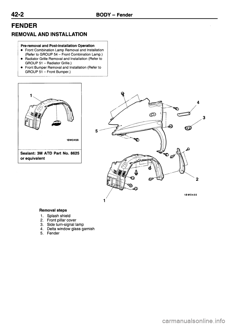 MITSUBISHI L400 1998  Service Repair Manual 