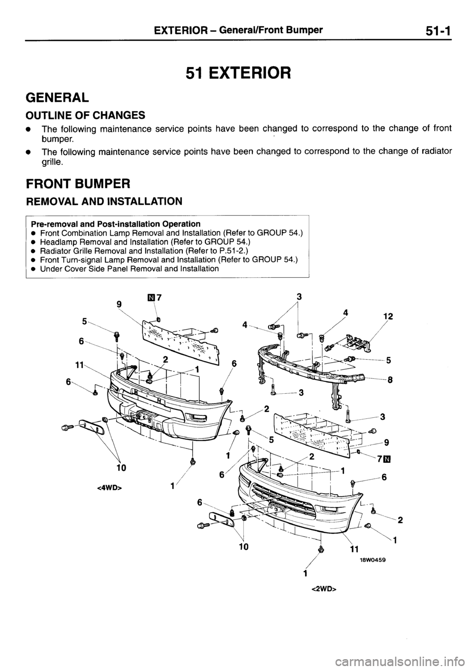 MITSUBISHI L400 1998  Service Repair Manual 