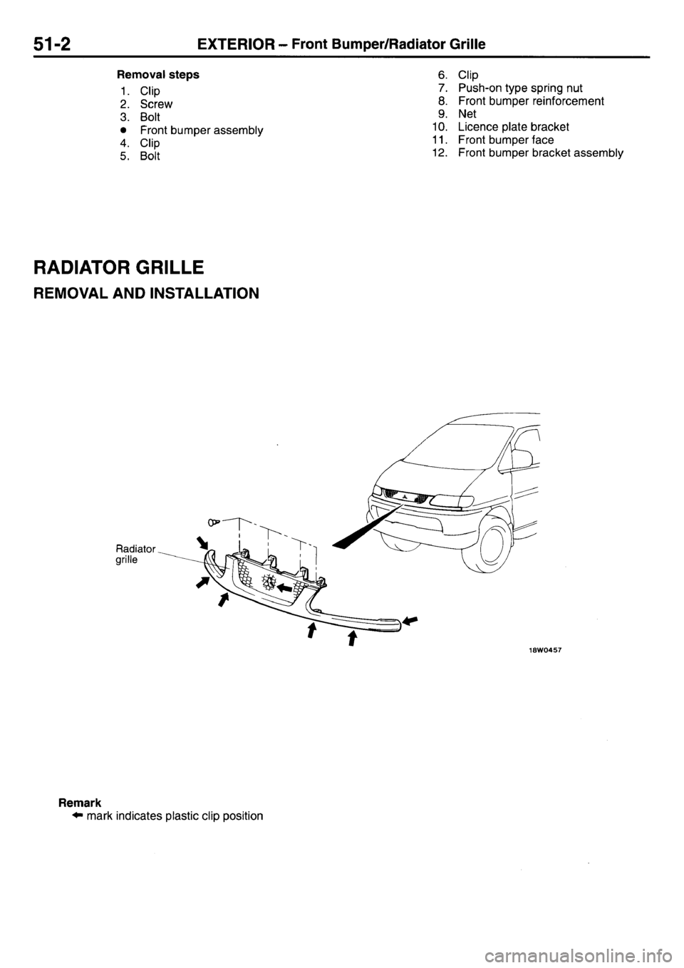 MITSUBISHI L400 1998  Service Repair Manual 