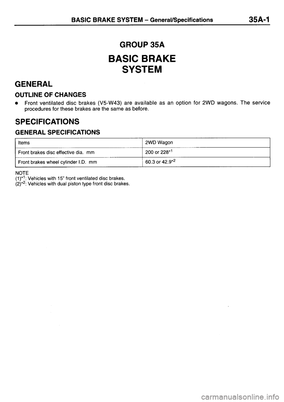MITSUBISHI L400 1997  Workshop  Service Repair Manual 