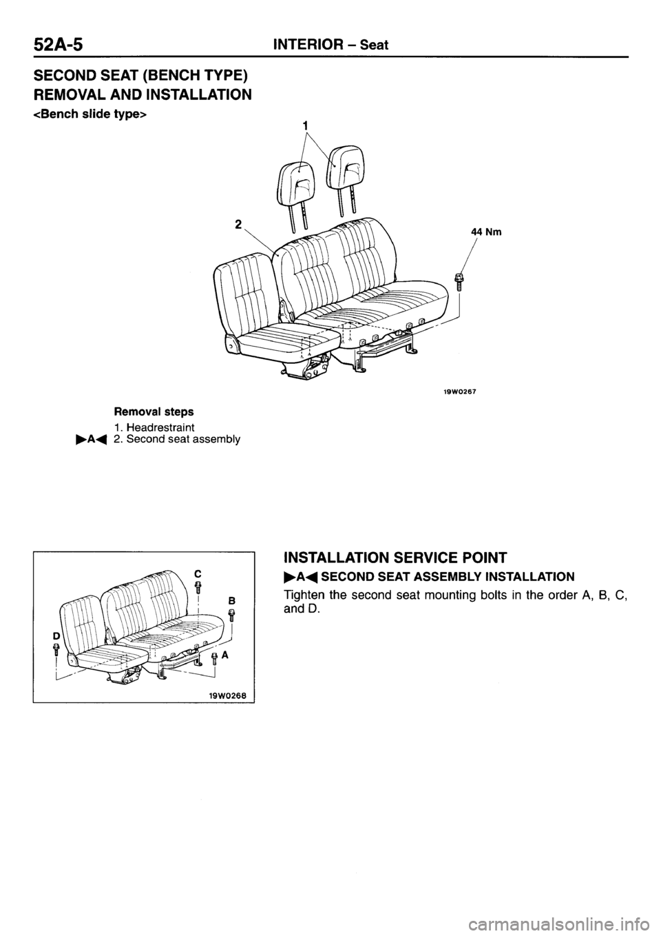 MITSUBISHI L400 1997  Workshop  Service Repair Manual 