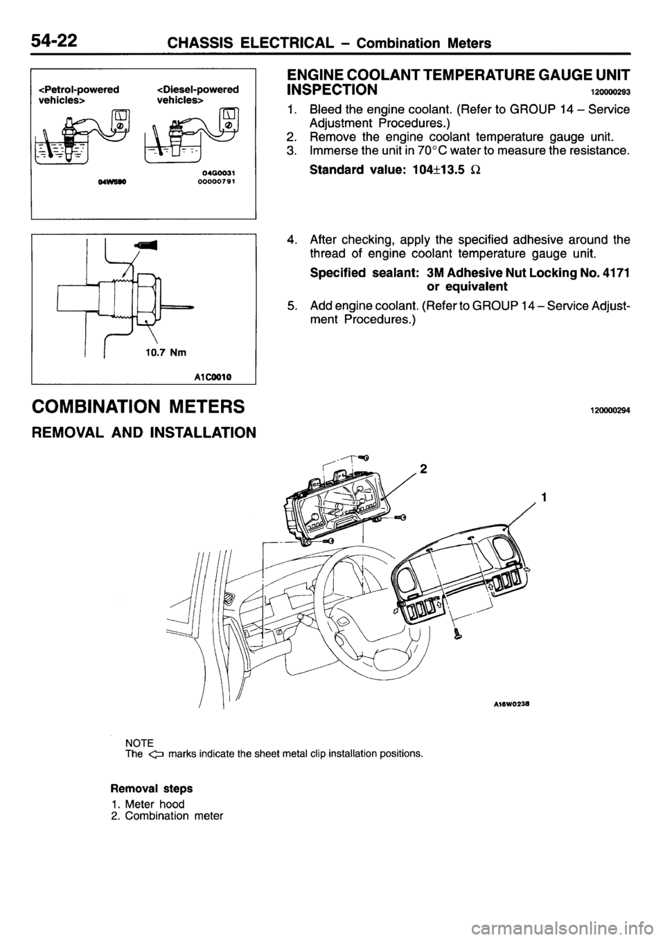 MITSUBISHI L400 1995  Workshop  Service Repair Manual 