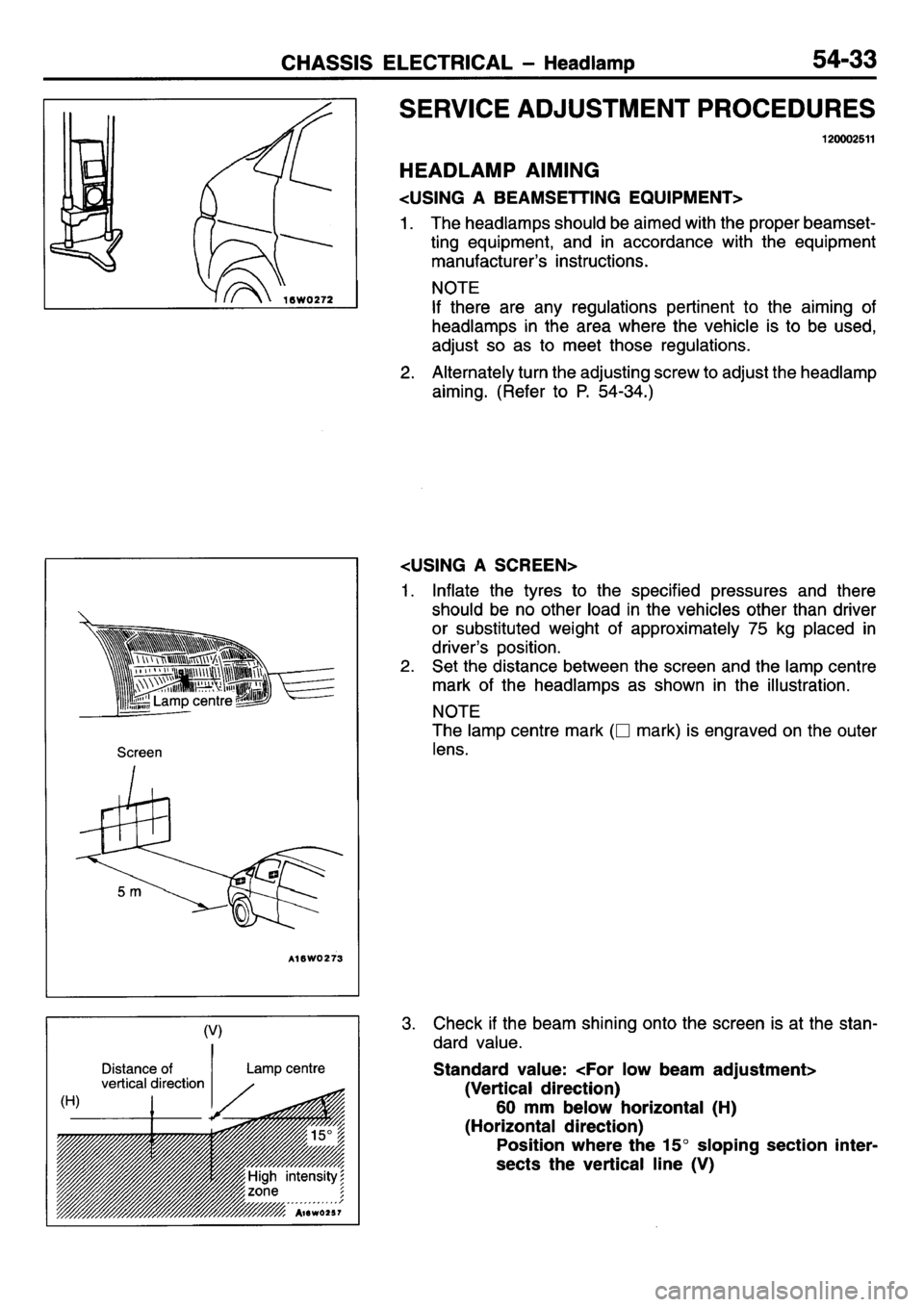 MITSUBISHI L400 1995  Workshop  Service Repair Manual 