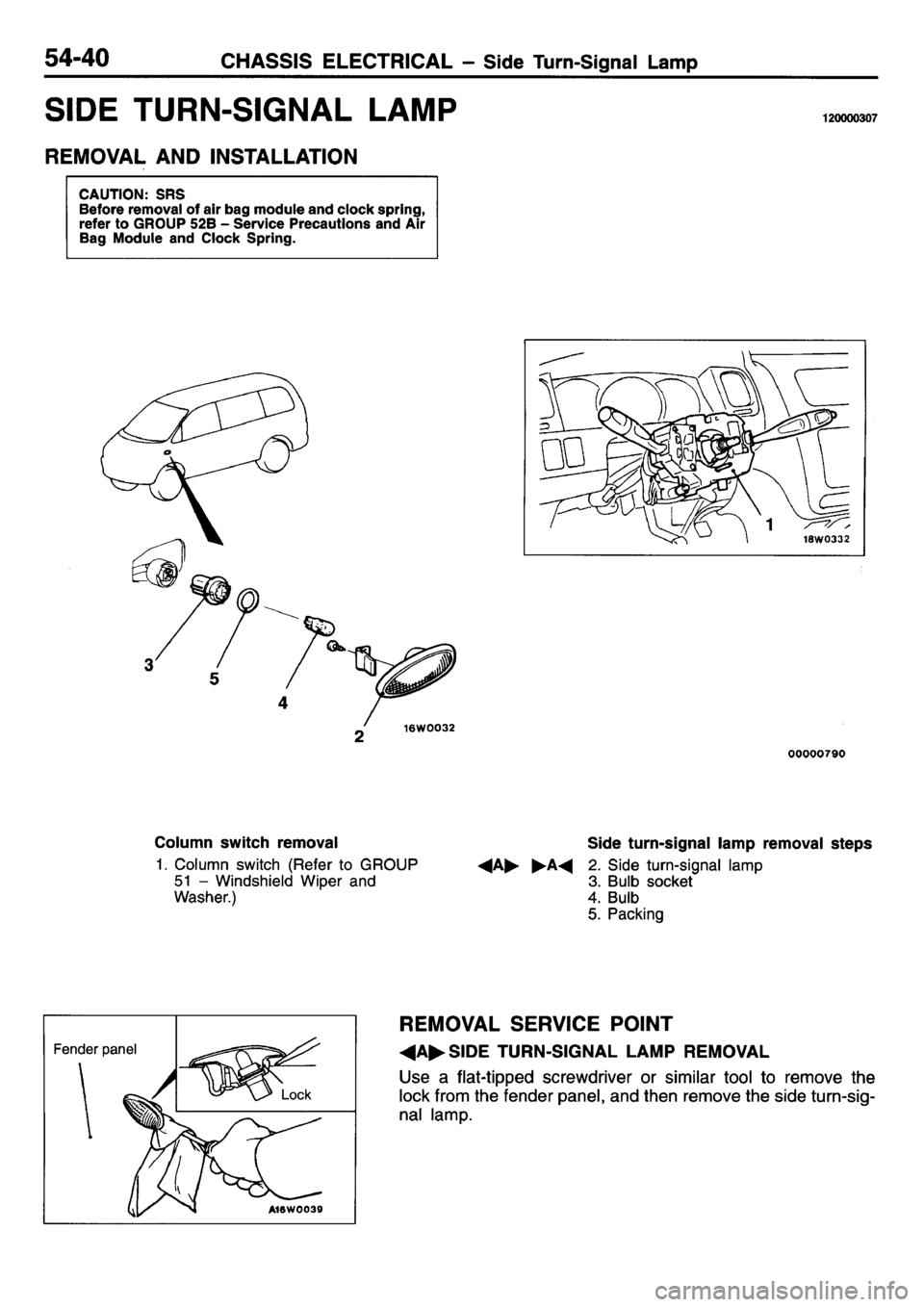 MITSUBISHI L400 1995  Workshop  Service Repair Manual 