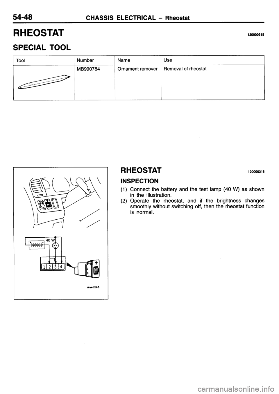 MITSUBISHI L400 1995  Workshop  Service Repair Manual 