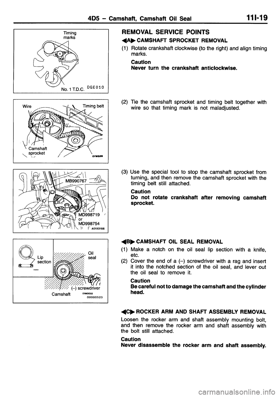 MITSUBISHI L400 1995  Workshop  Service Repair Manual 