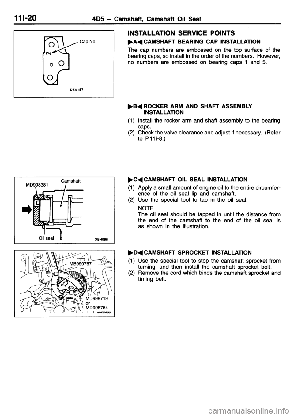 MITSUBISHI L400 1995  Workshop  Service Repair Manual 