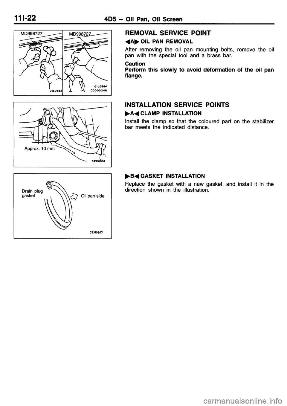 MITSUBISHI L400 1995  Workshop  Service Repair Manual 