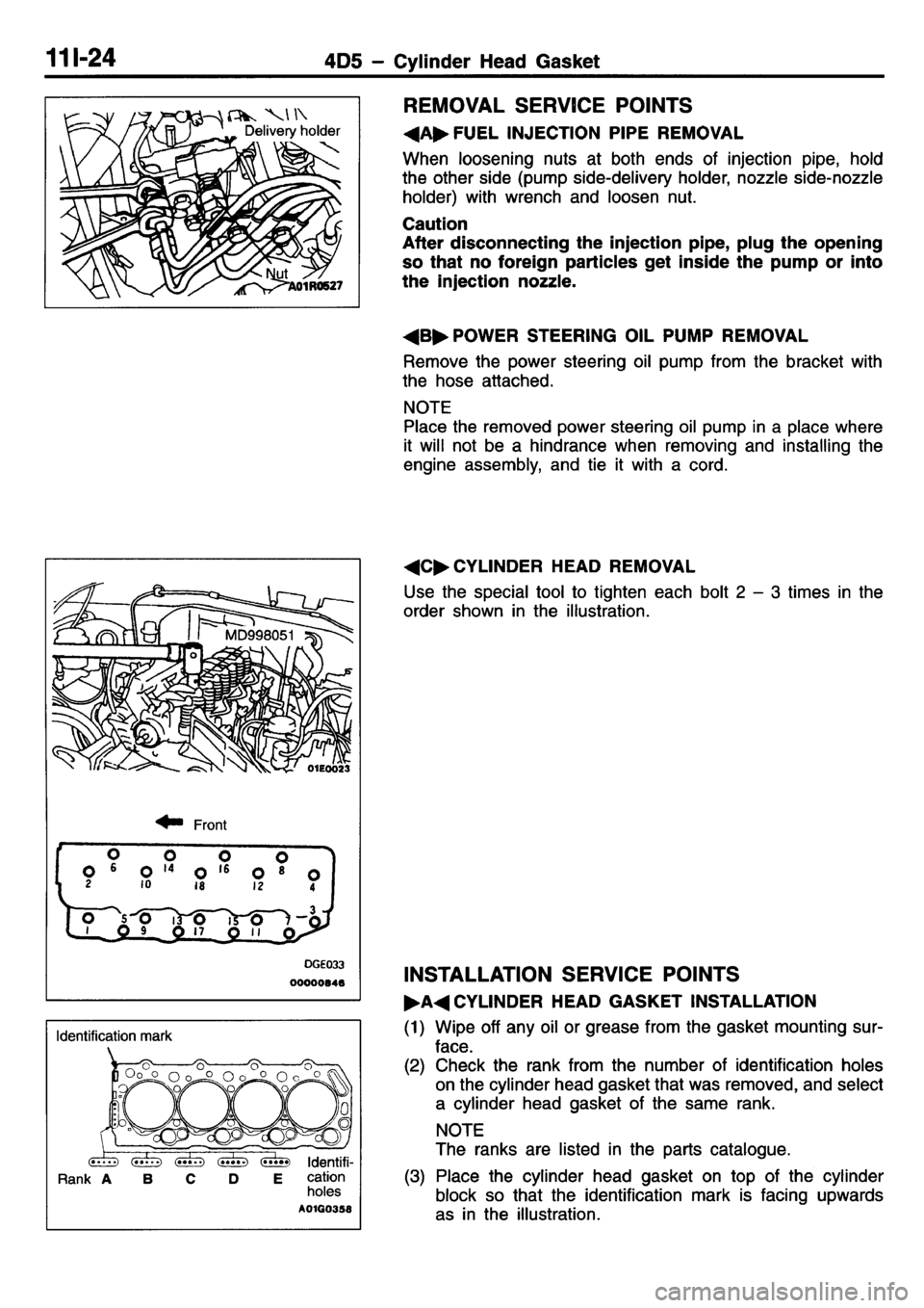 MITSUBISHI L400 1995  Workshop  Service Repair Manual 