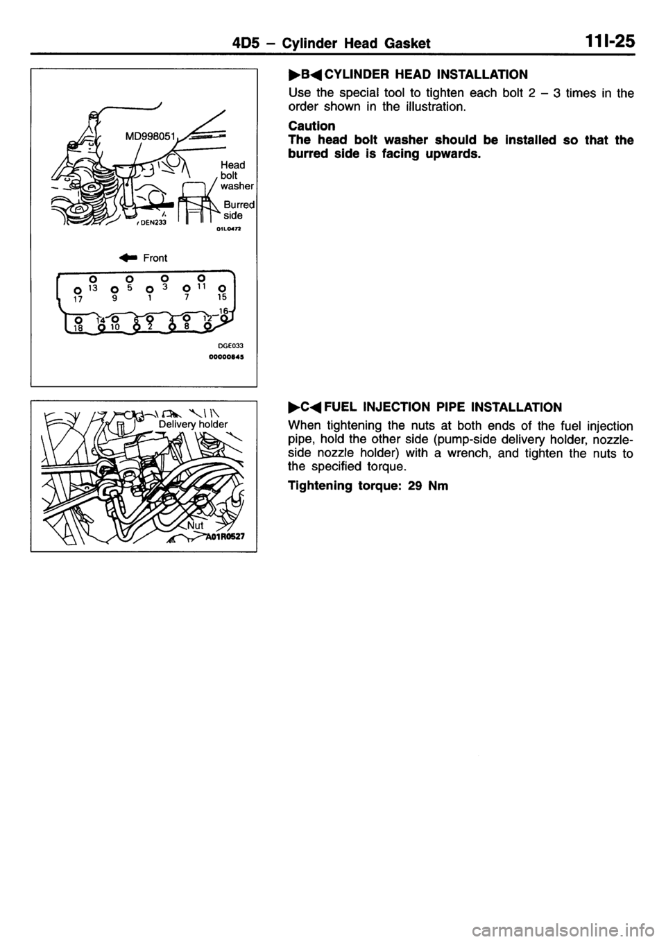 MITSUBISHI L400 1995  Workshop  Service Repair Manual 