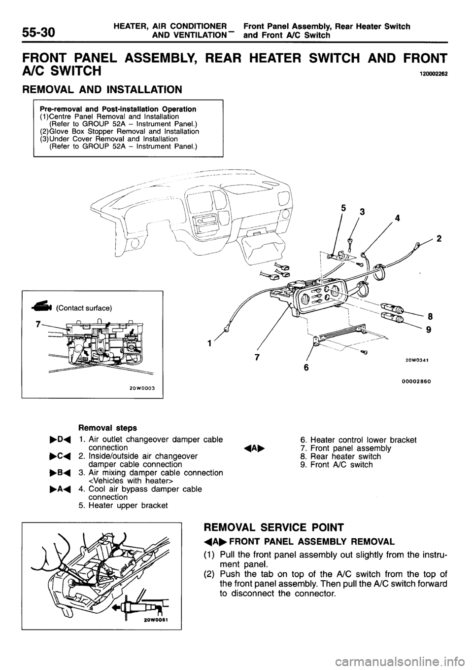MITSUBISHI L400 1995  Workshop  Service Repair Manual 