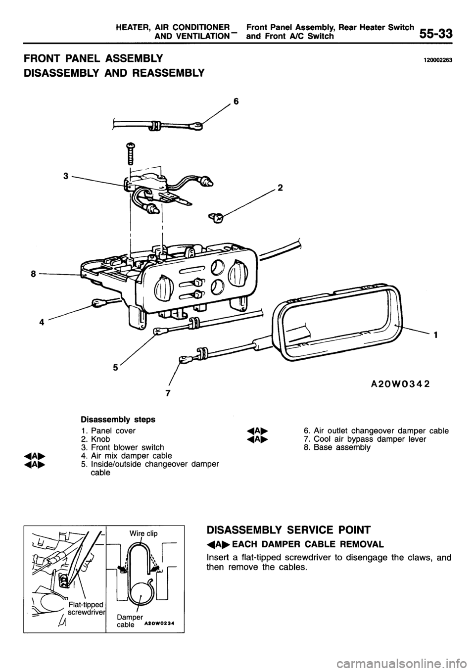 MITSUBISHI L400 1995  Workshop  Service Repair Manual 