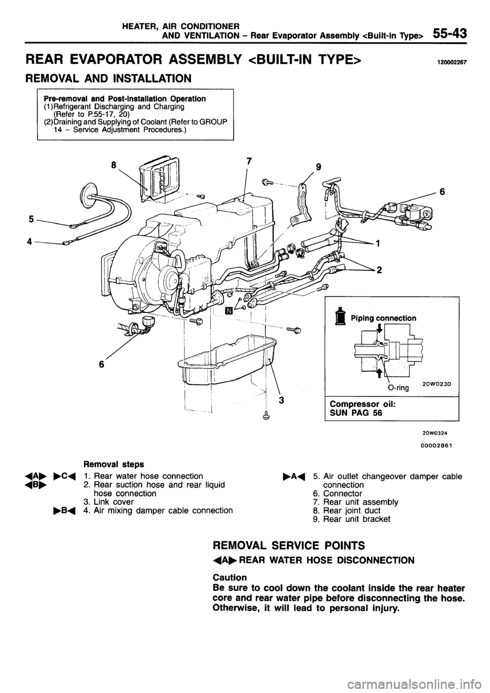 MITSUBISHI L400 1995  Workshop  Service Repair Manual 