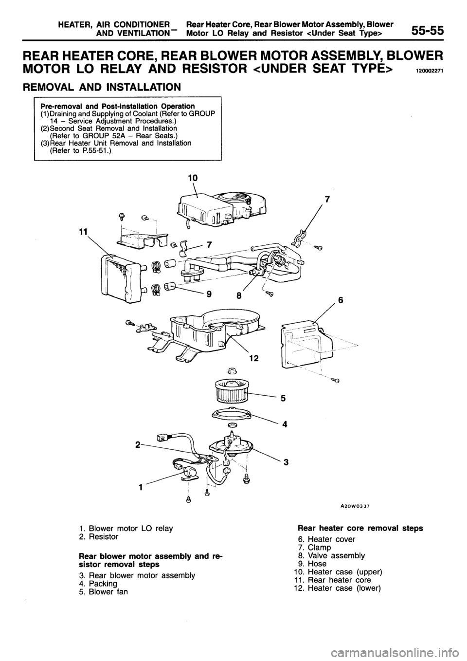 MITSUBISHI L400 1995  Workshop  Service Repair Manual 