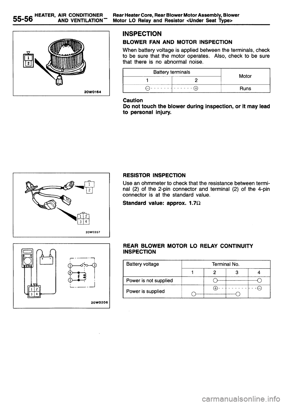 MITSUBISHI L400 1995  Workshop  Service Repair Manual 
