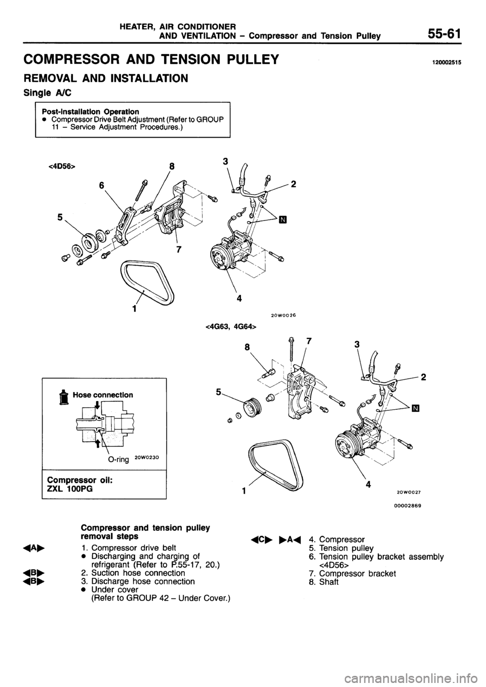 MITSUBISHI L400 1995  Workshop  Service Repair Manual 