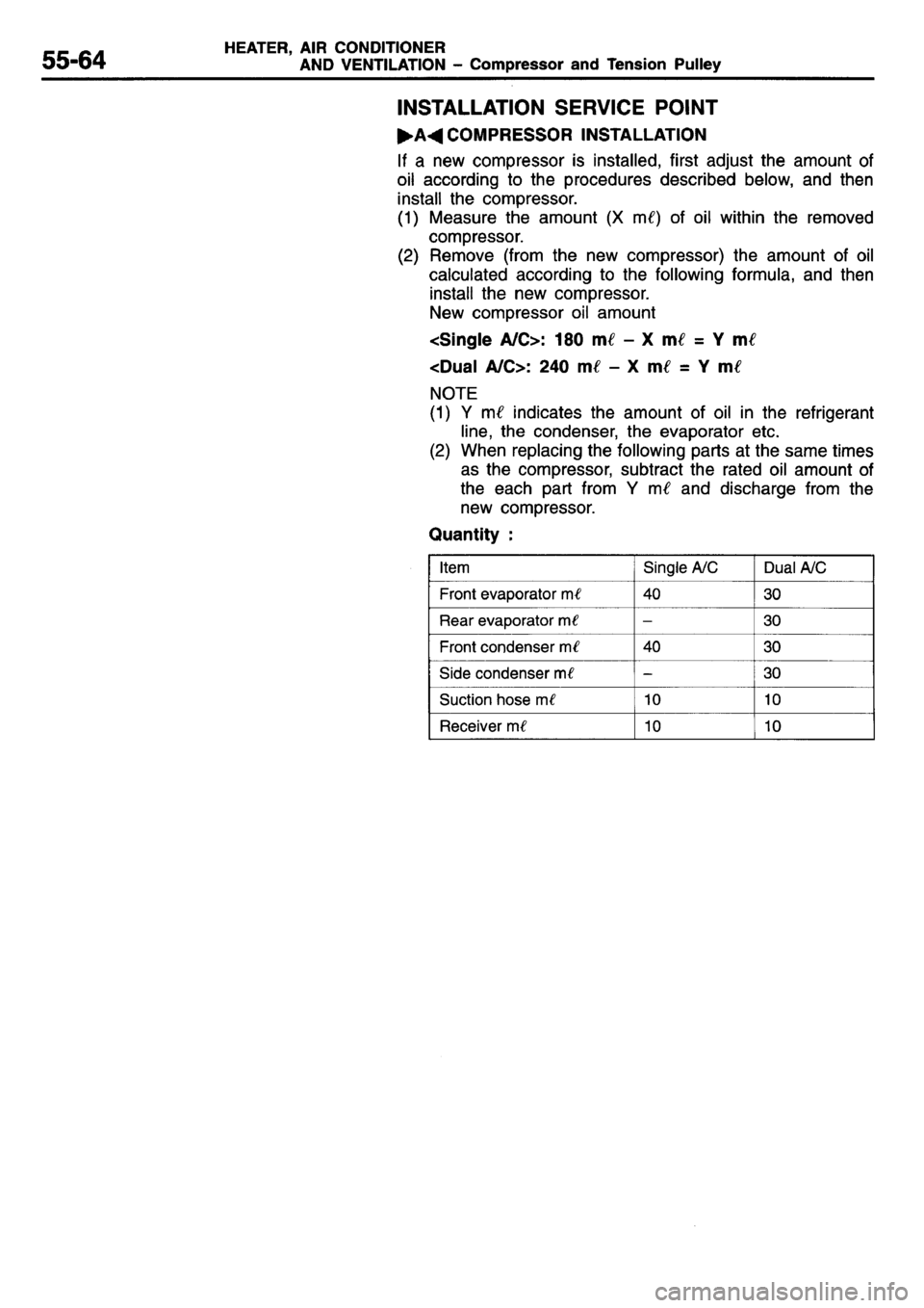 MITSUBISHI L400 1995  Workshop  Service Repair Manual 