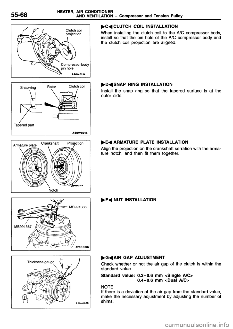 MITSUBISHI L400 1995  Workshop  Service Repair Manual 
