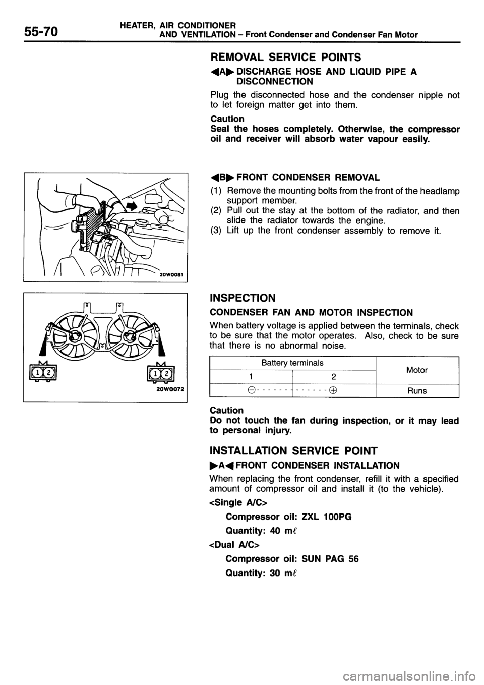 MITSUBISHI L400 1995  Workshop  Service Repair Manual 