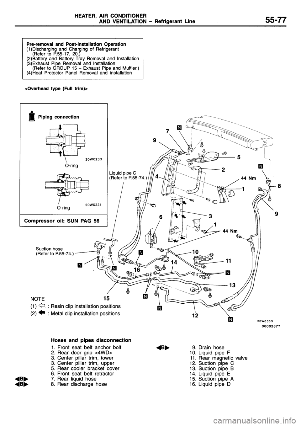 MITSUBISHI L400 1995  Workshop  Service Repair Manual 
