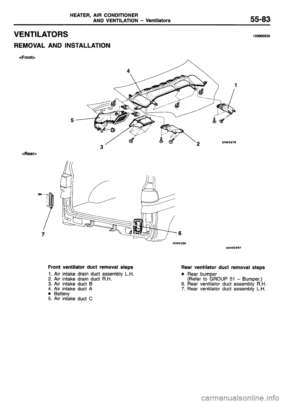 MITSUBISHI L400 1995  Workshop  Service Repair Manual 