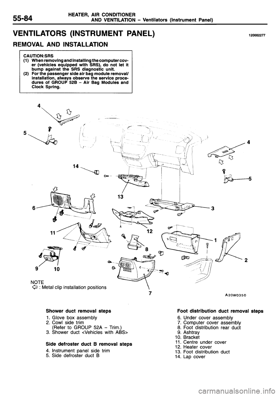 MITSUBISHI L400 1995  Workshop  Service Repair Manual 