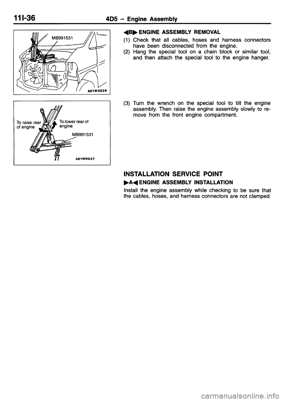 MITSUBISHI L400 1995  Workshop  Service Repair Manual 