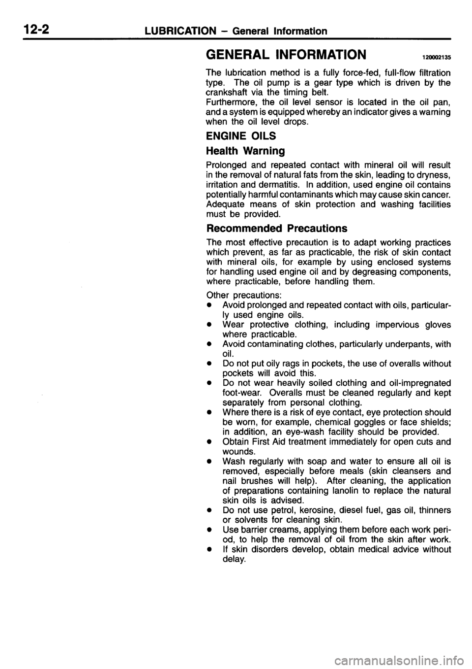 MITSUBISHI L400 1995  Workshop  Service Repair Manual 