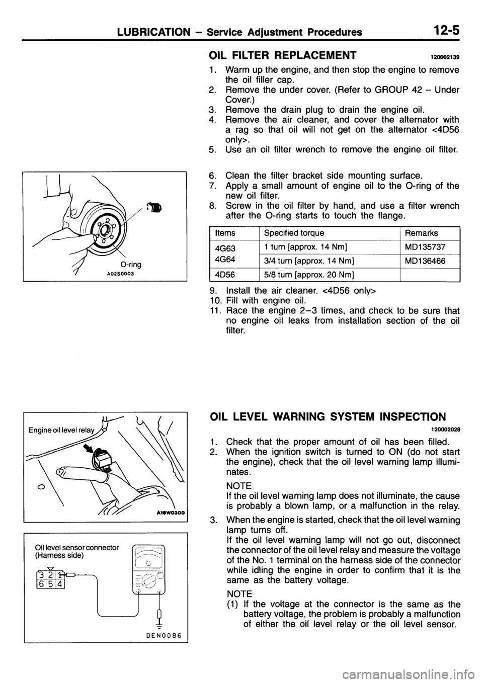 MITSUBISHI L400 1995  Workshop  Service Repair Manual 